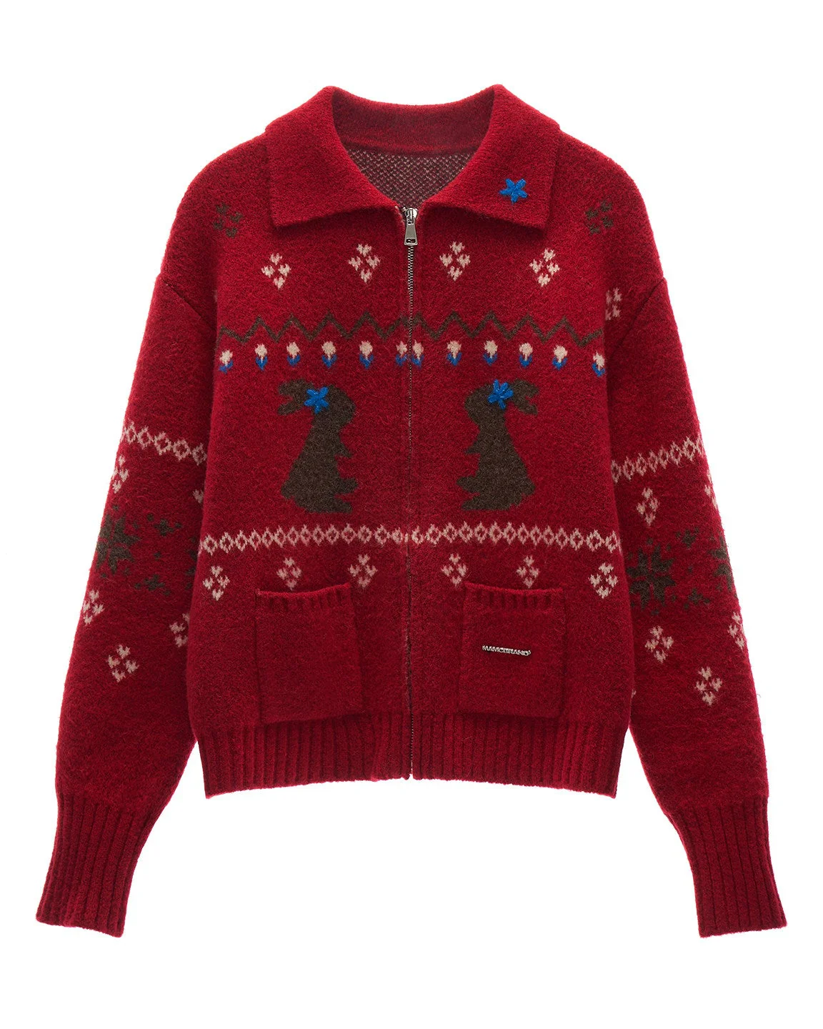 Snow Bunny Knit Cardigan - Image 9