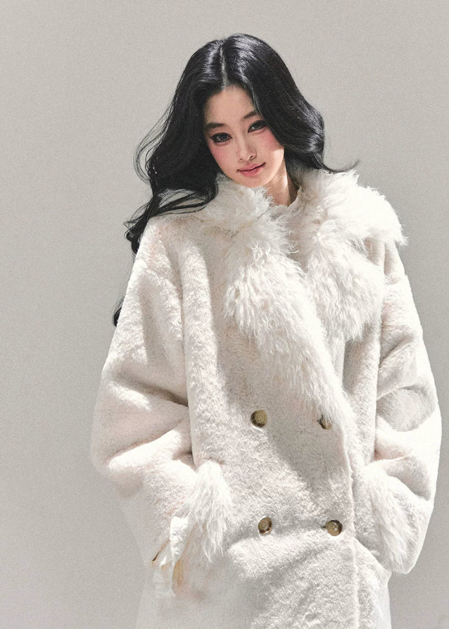 Snow Veil Plush Coat - Image 5