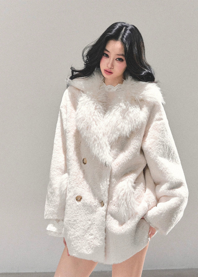 Snow Veil Plush Coat - Image 6