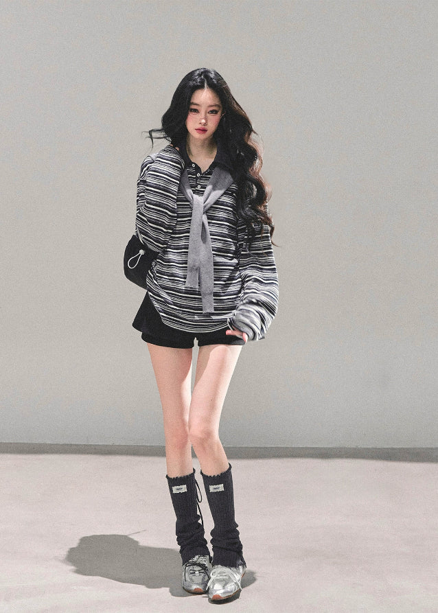 Snow Whisper Lambswool Cropped Hoodie - Image 3