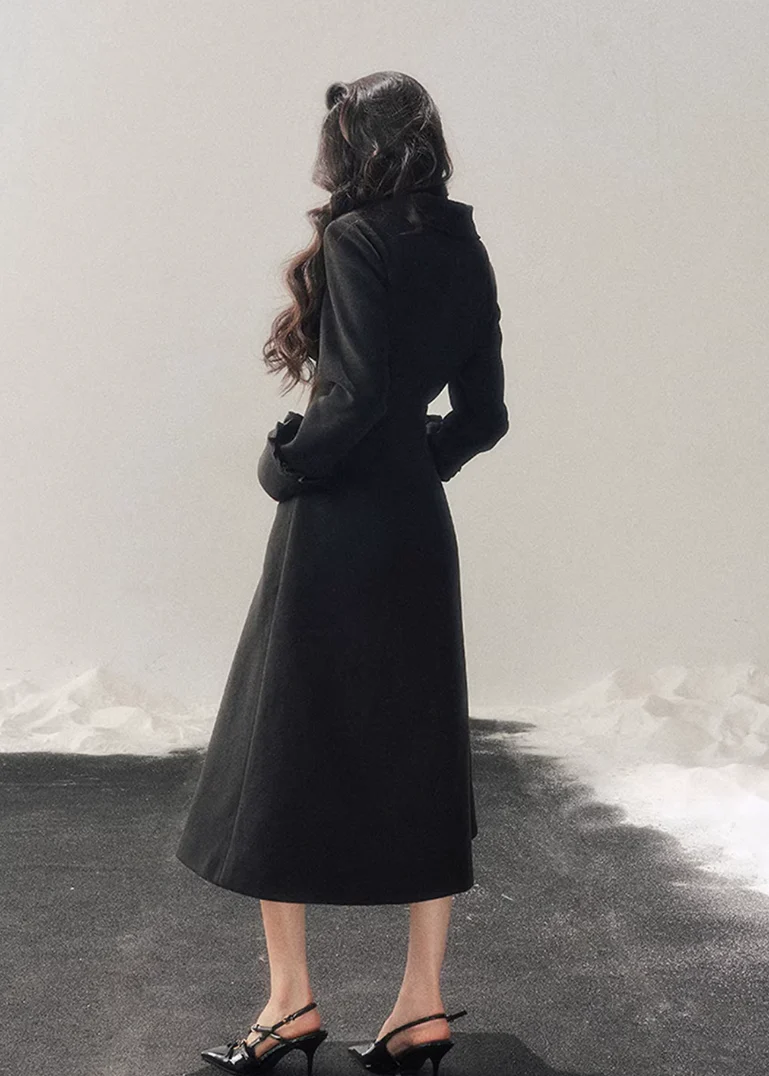Snowy Night Hepburn Trench - Image 8