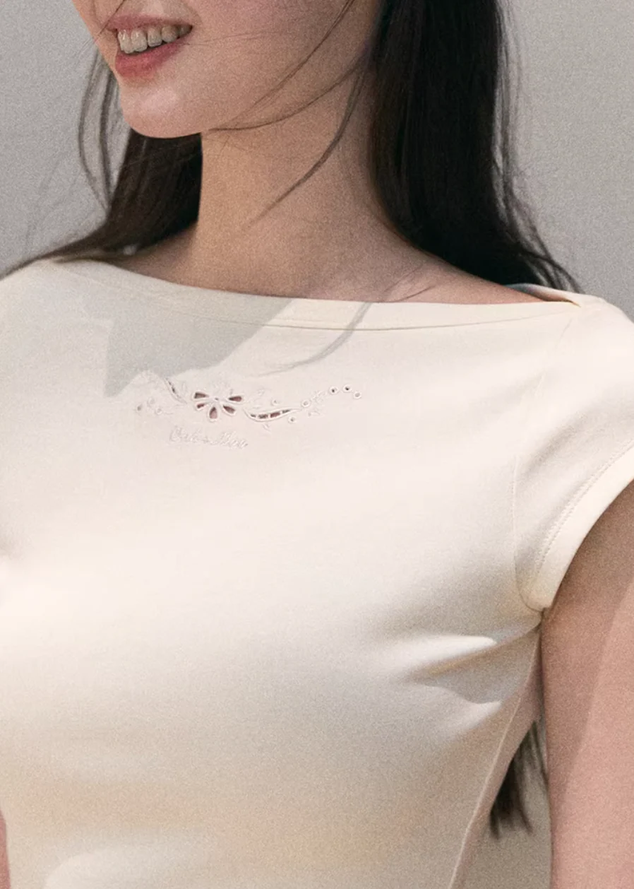 Soft Air One-Shoulder Tee - Image 5