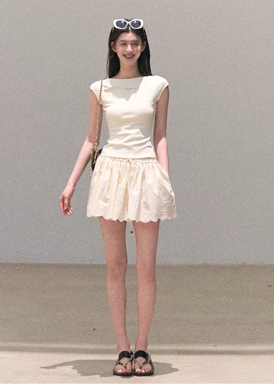 Soft Air One-Shoulder Tee - Image 6