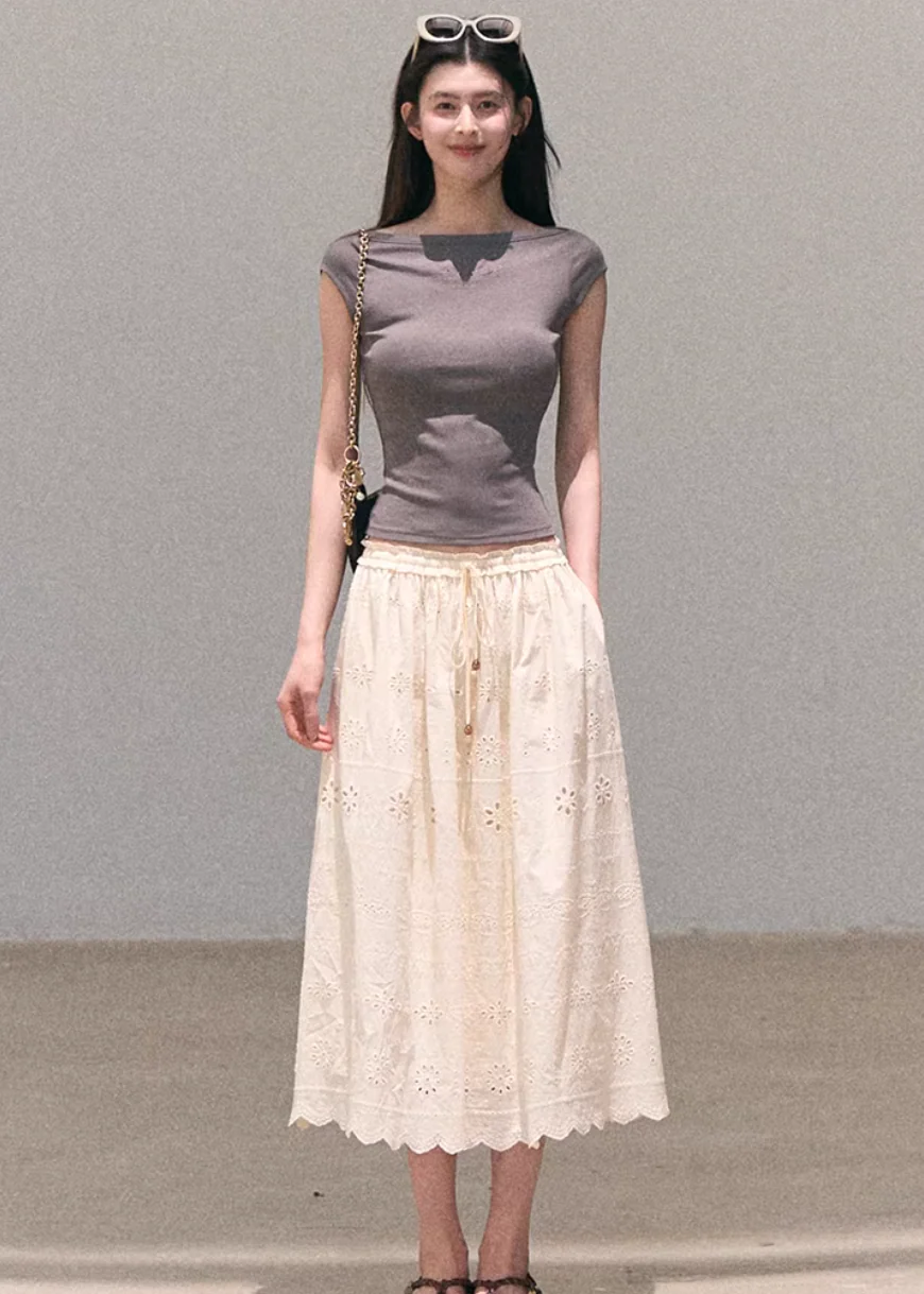 Soft Air One-Shoulder Tee - Image 8