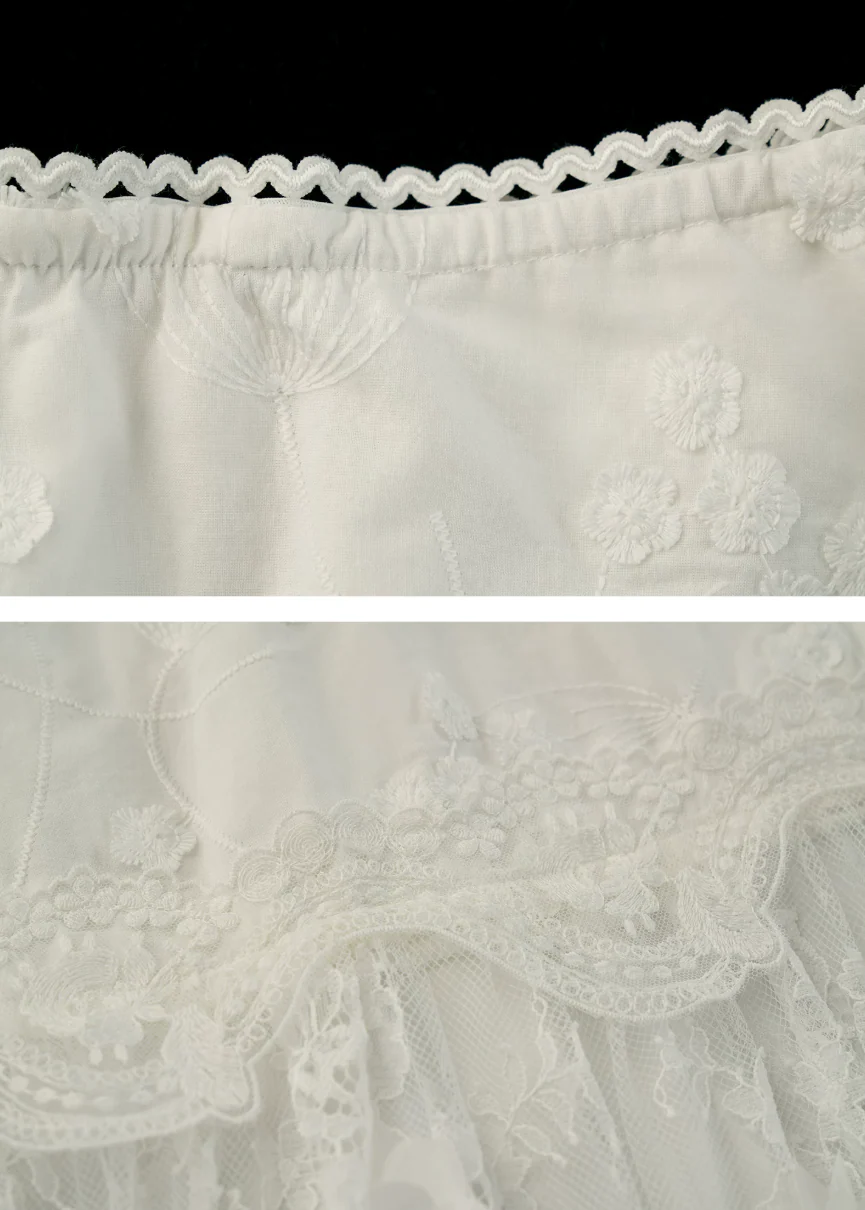 Soft Bloom Gauze Maxi Skirt - Image 9