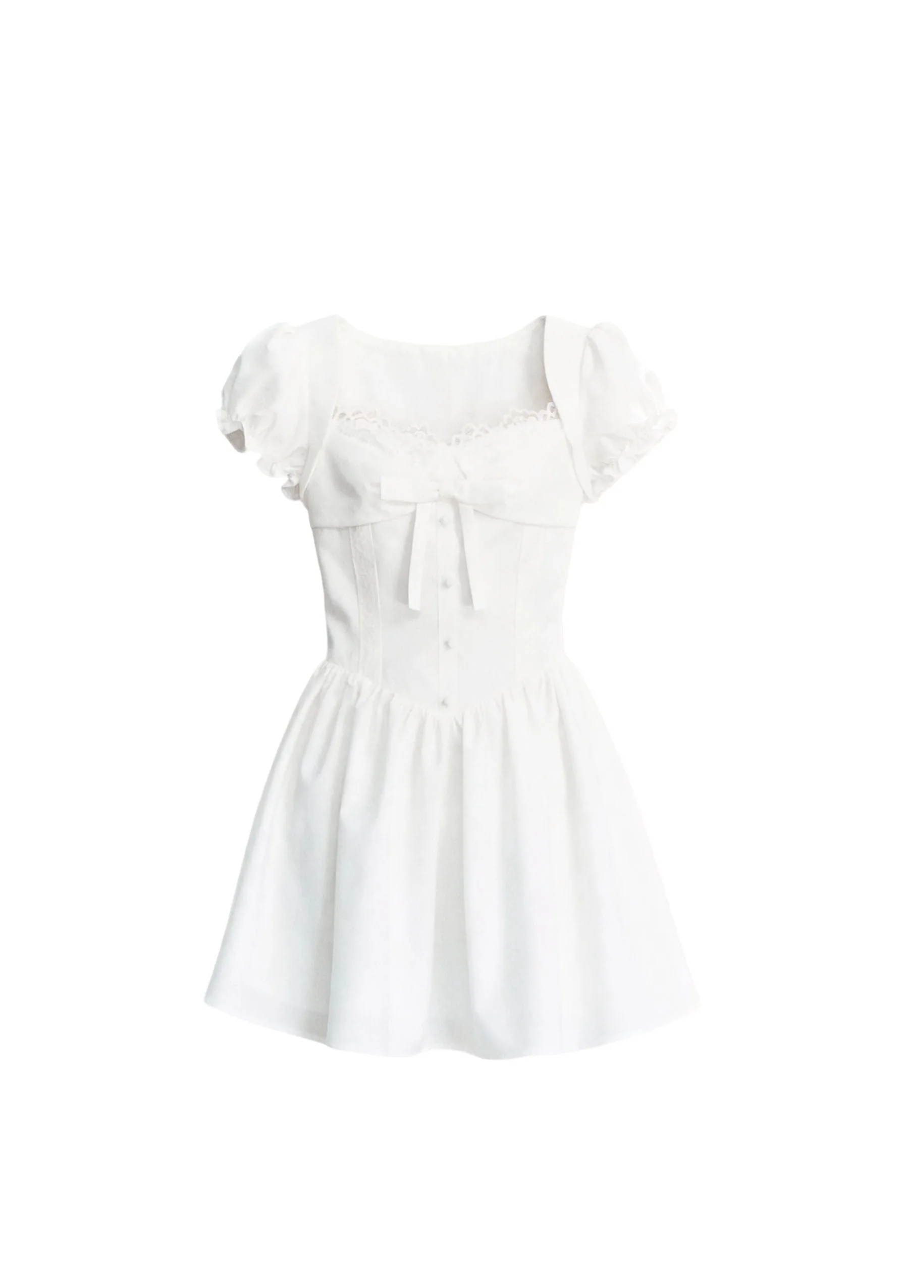 Soft Bow Whisper Dress - Image 6