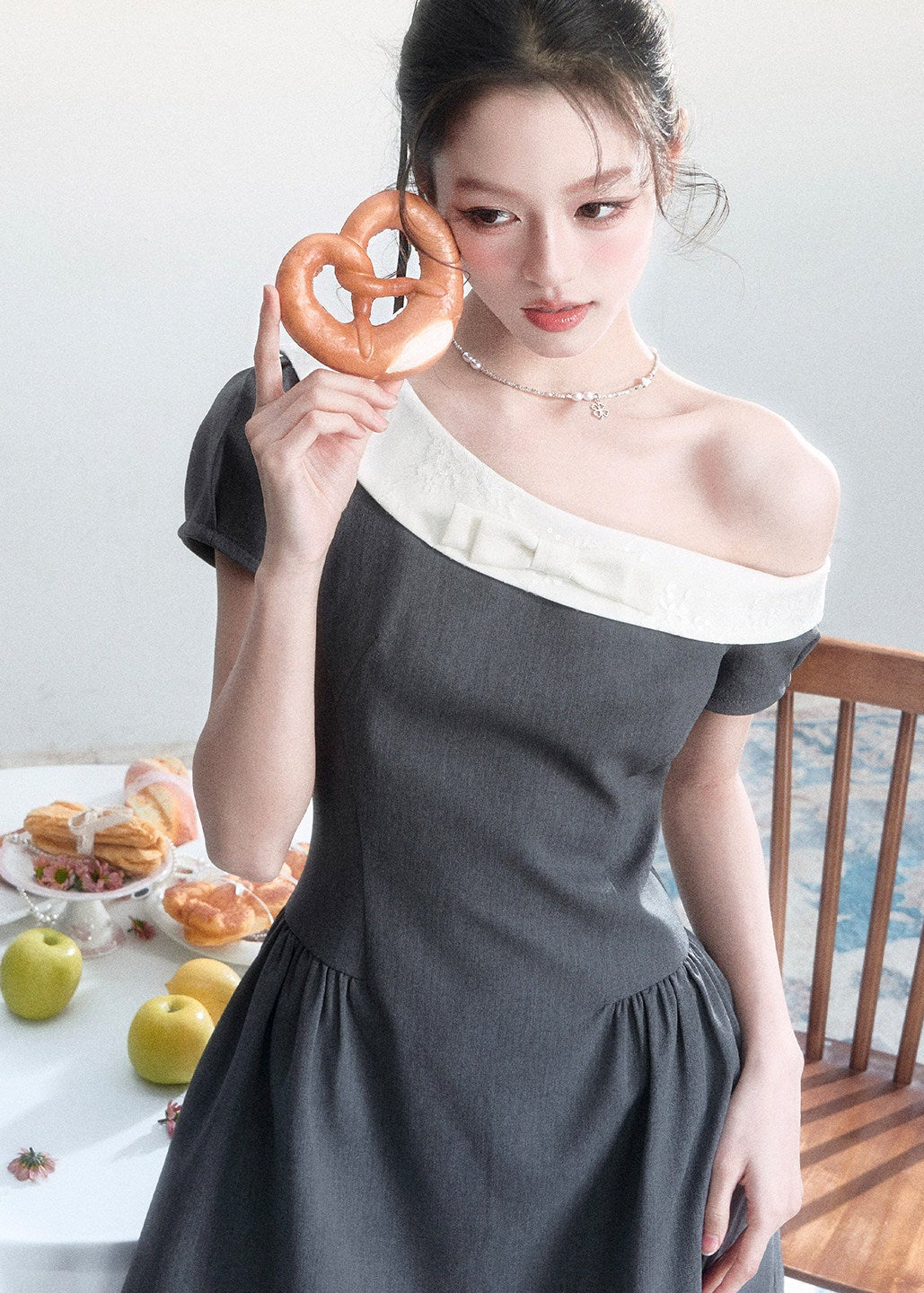 Soft Contrast Princess Dress - Image 4