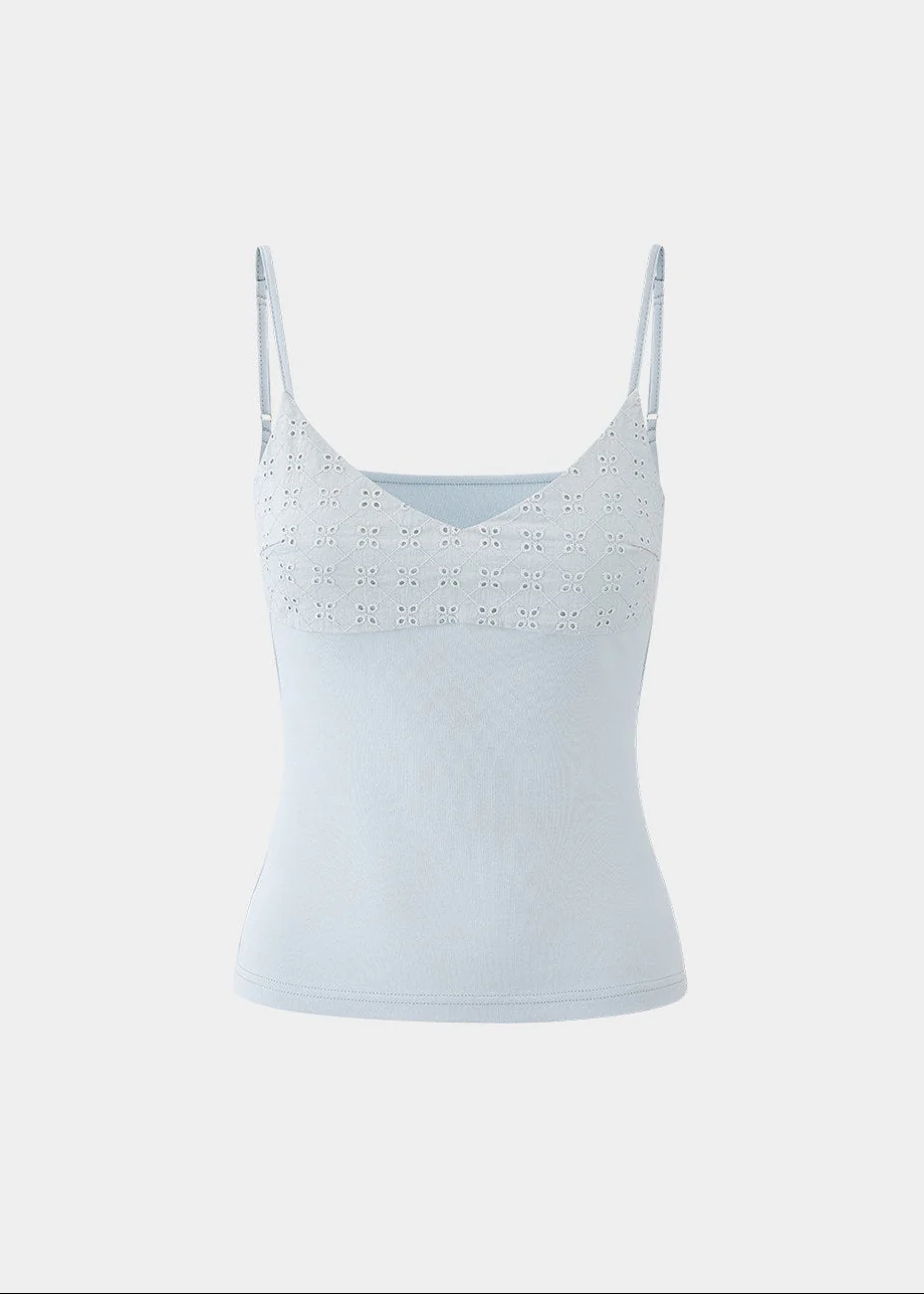 Soft Core Embroidered Camisole - Image 12