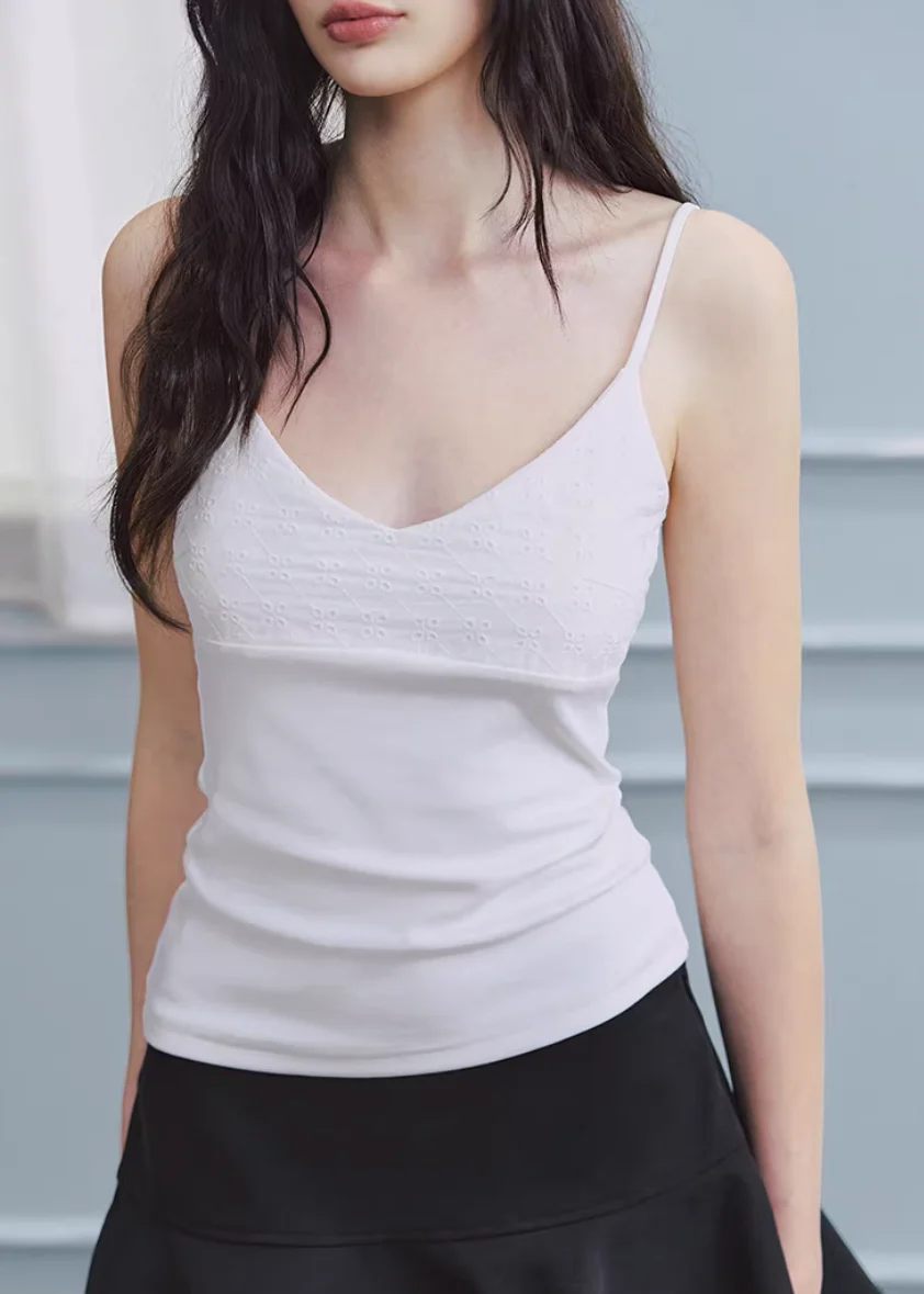 Soft Core Embroidered Camisole - Image 7