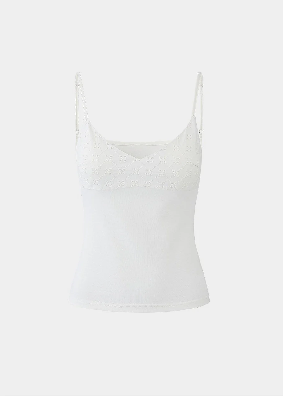 Soft Core Embroidered Camisole - Image 8