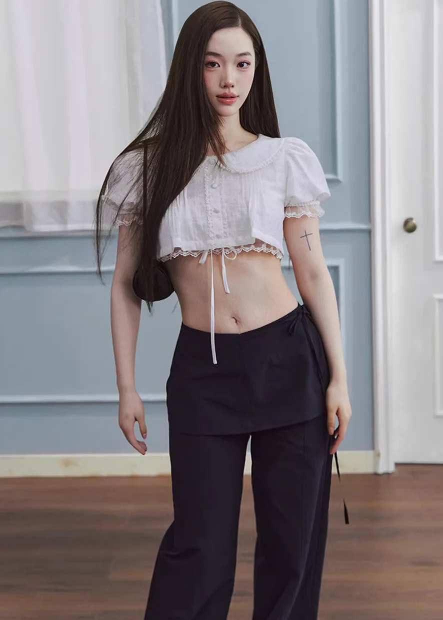 Soft Doll Lace Cropped Top - Image 8