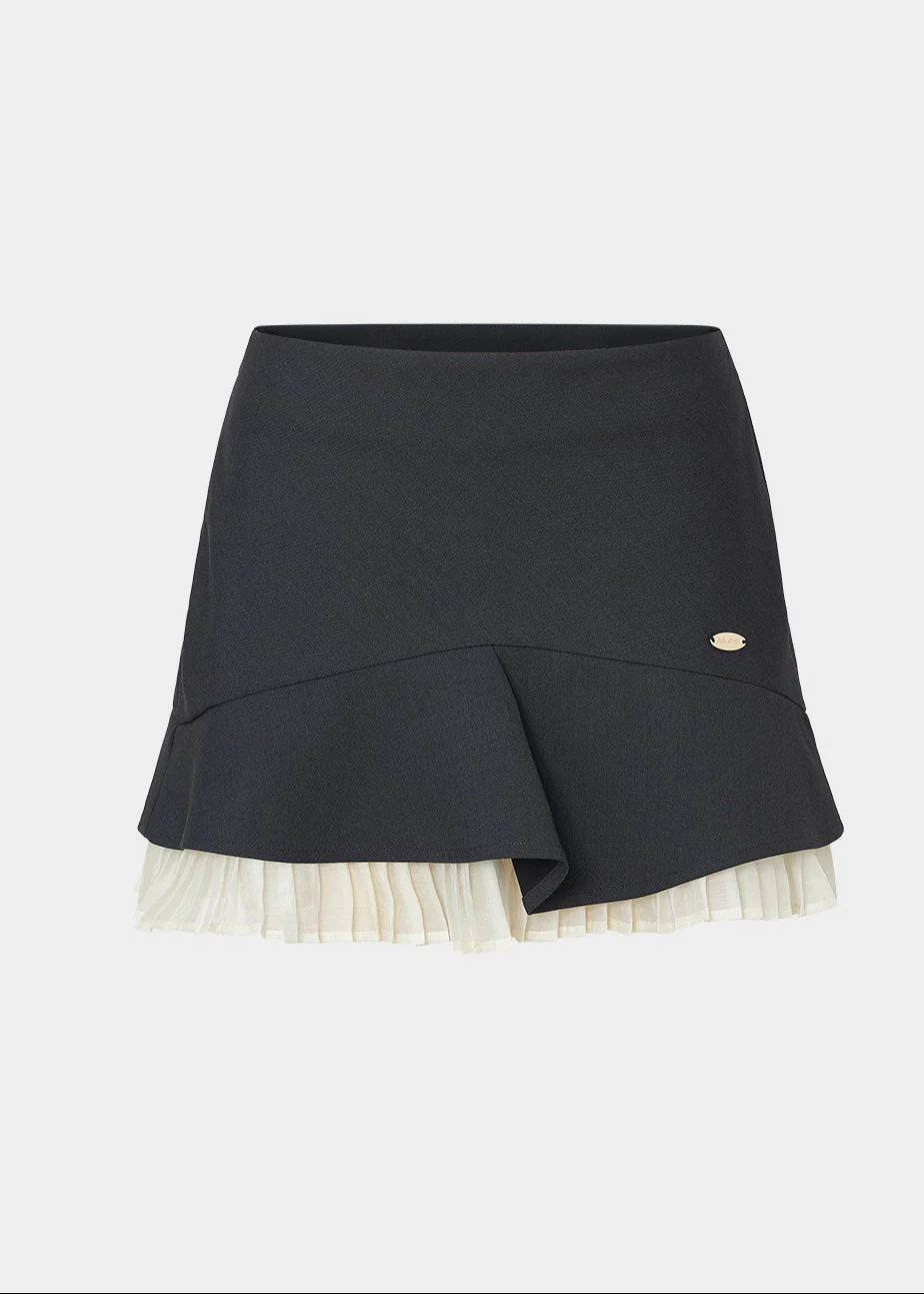 Soft Edge Layered Mini Skirt - Image 11