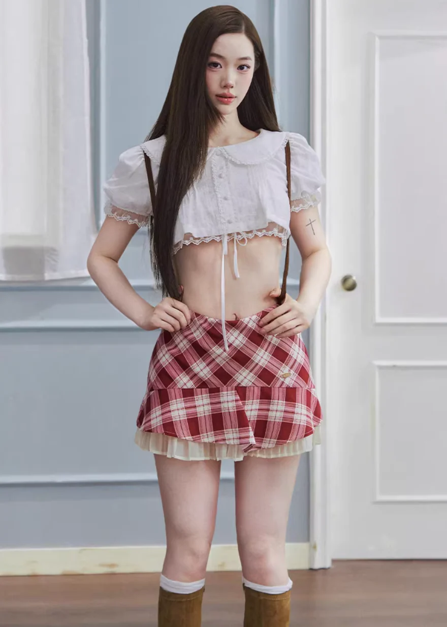 Soft Edge Layered Mini Skirt - Image 18