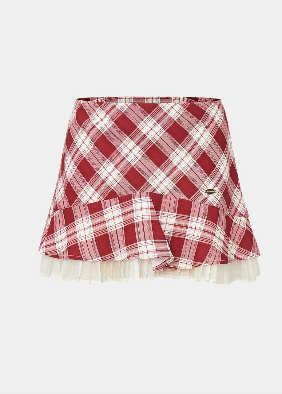 Soft Edge Layered Mini Skirt - Image 20