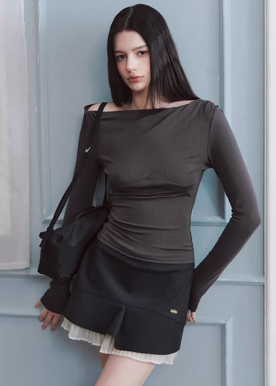 Soft Edge Layered Mini Skirt - Image 8
