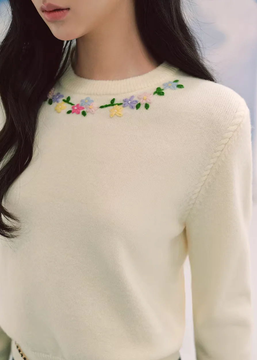 Soft Garden Crew Neck Sweater - Image 6