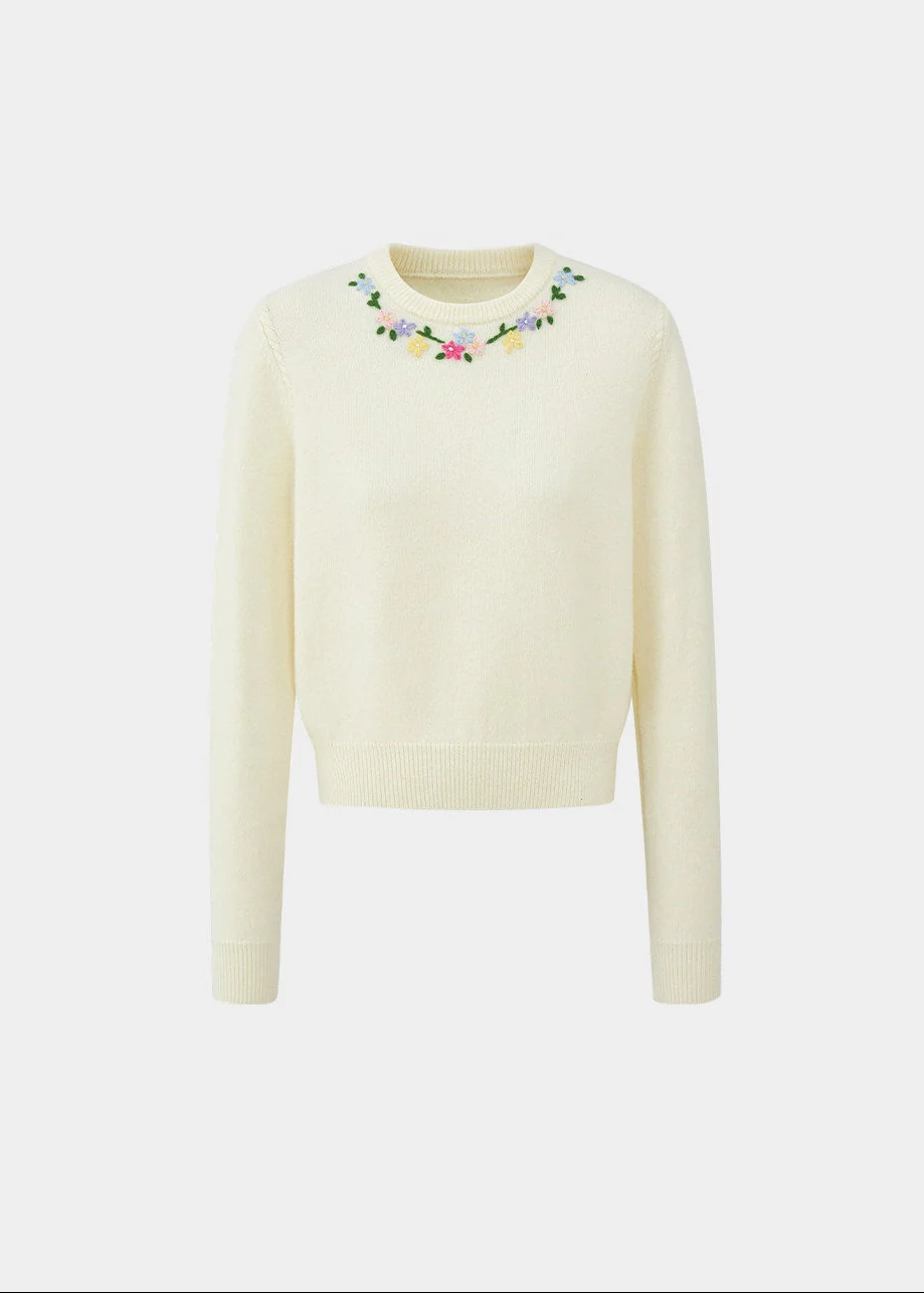 Soft Garden Crew Neck Sweater - Image 7
