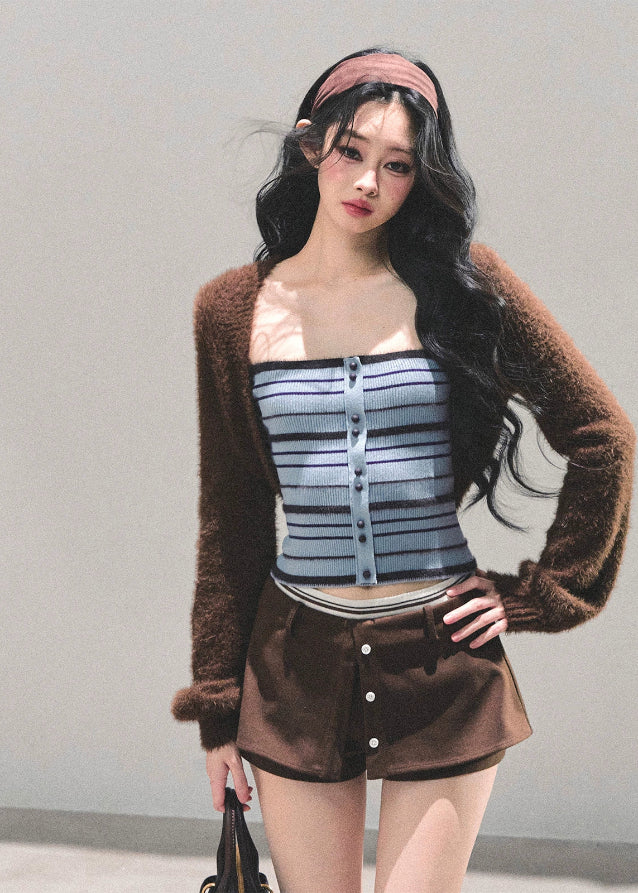 Soft Horizon Stripe Vest - Image 6