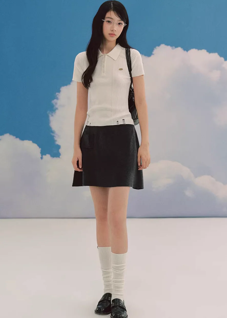 Soft Ivory Polo Knit - Image 5