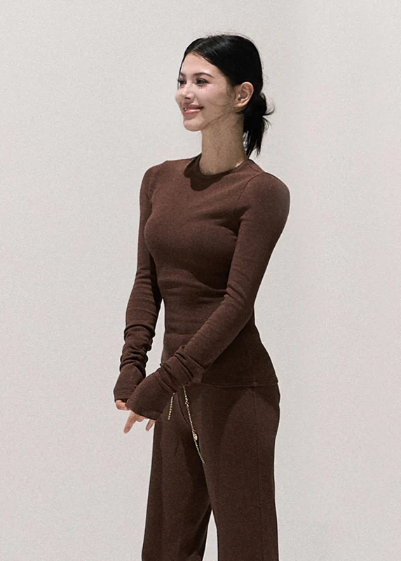 Soft Knit Pullover & Bootcut Pants Set Casual Lounge Edit - Image 5