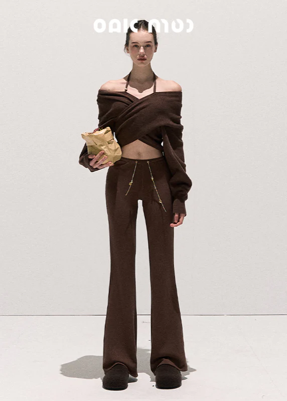 Soft Knit Pullover & Bootcut Pants Set Casual Lounge Edit - Image 8