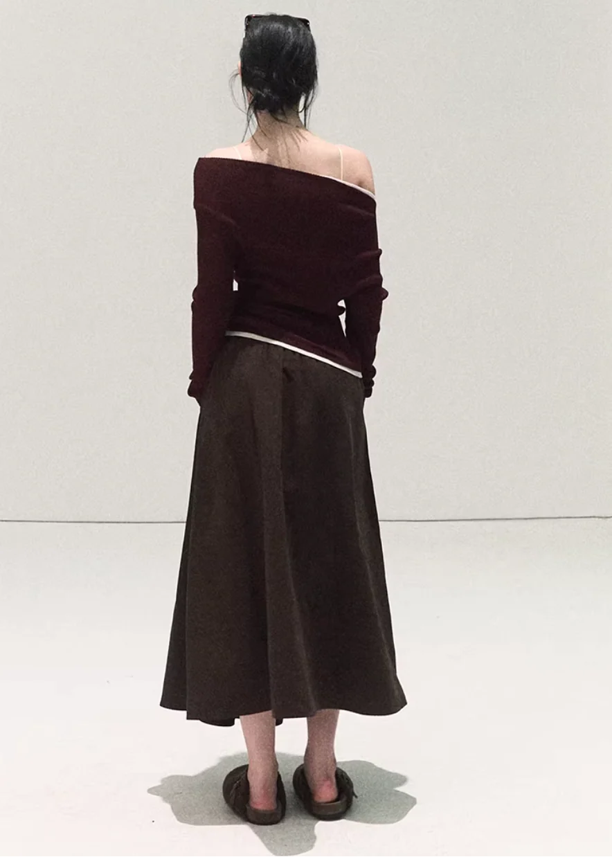 Soft Line Asymmetric Knit Top - Image 10