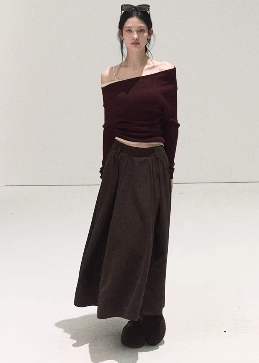 Soft Line Asymmetric Knit Top - Image 11