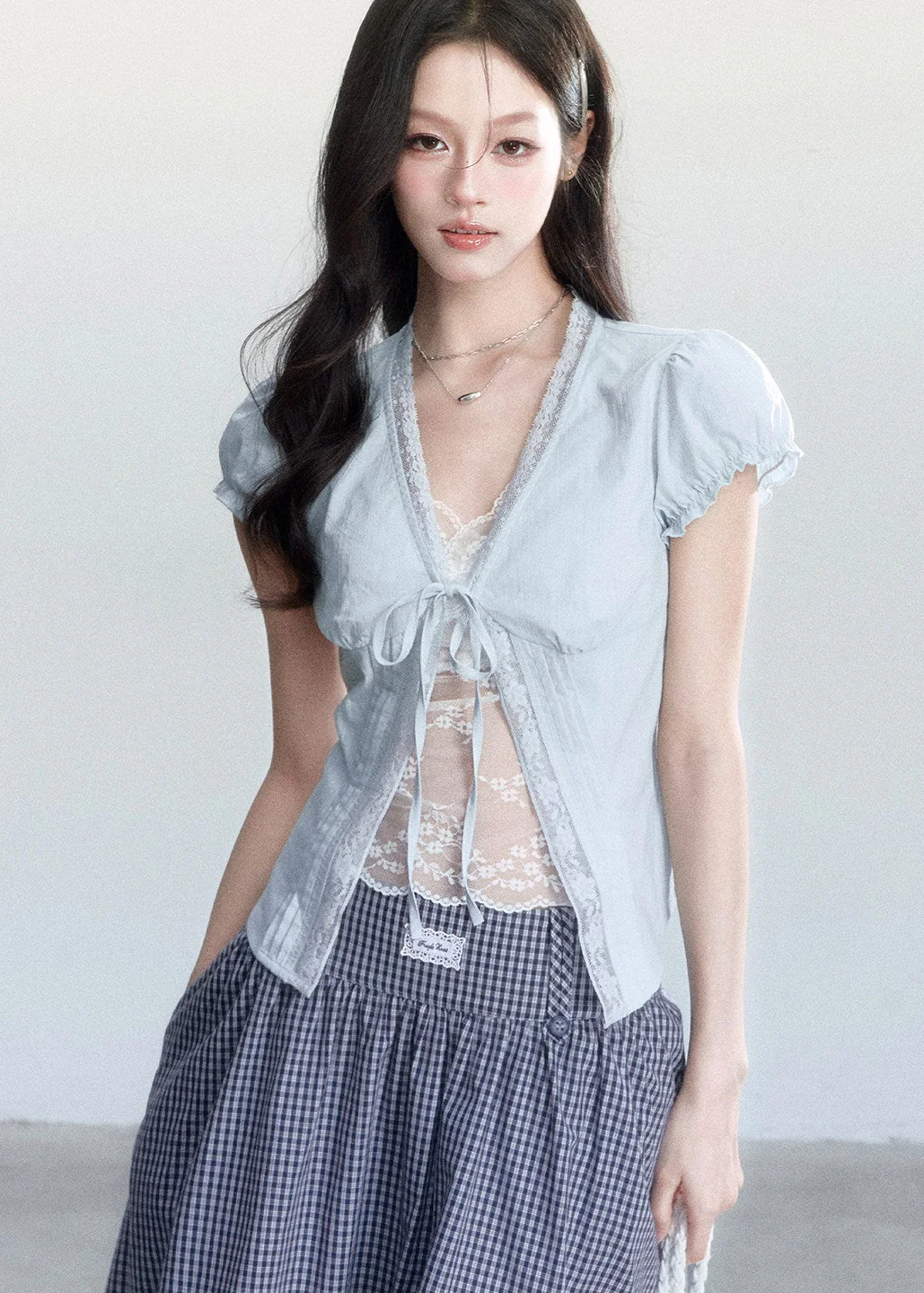 Soft Ribbon Lace Set