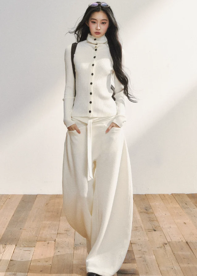 Soft Seoul Wide Drape Pants - Image 4