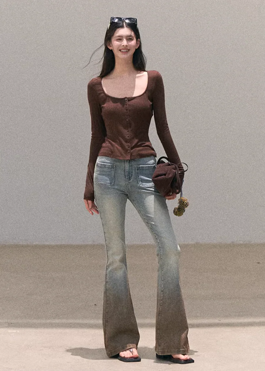 Soft U-Line Knit Cardigan - Image 19
