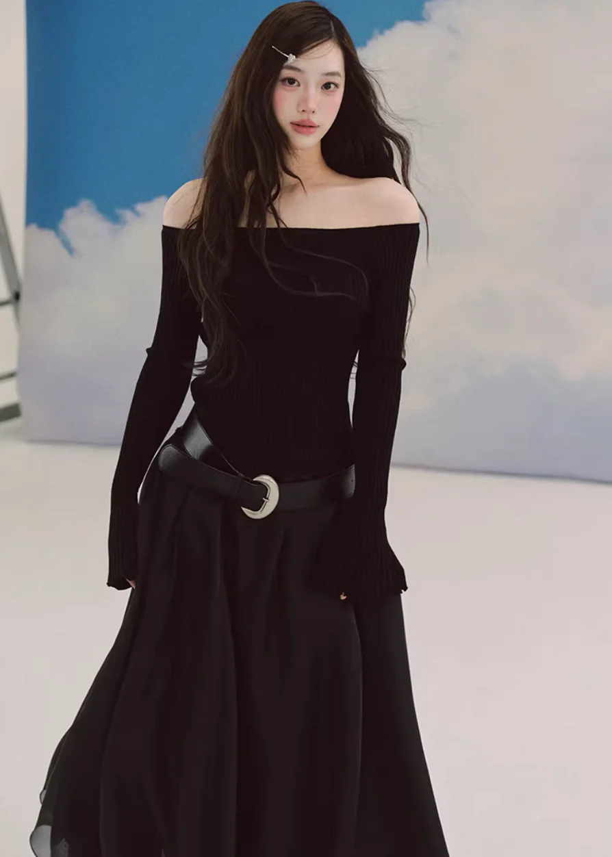 Soft Veil Flow Maxi Skirt - Image 11
