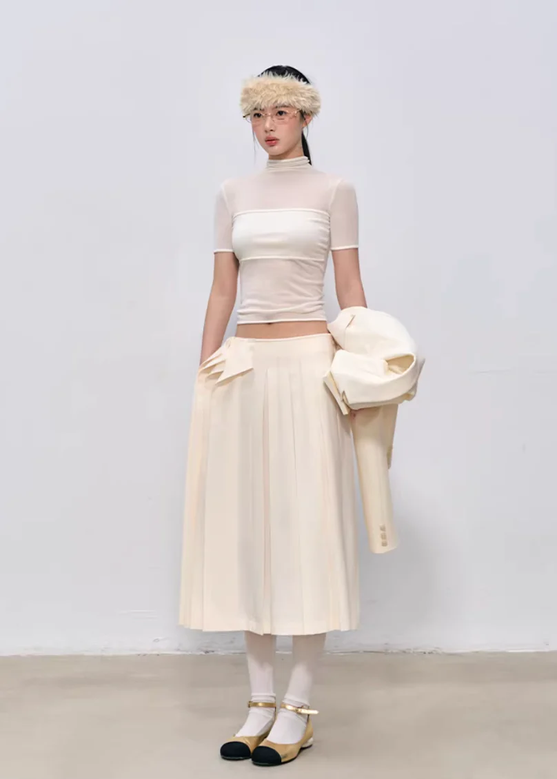 Soft Veil High-Neck Tee - Image 11
