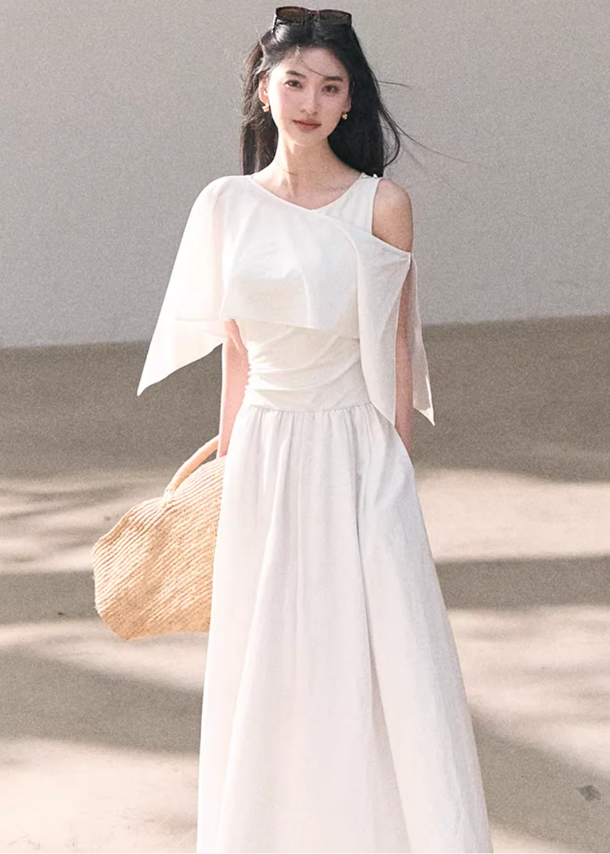 Soft Wrap A-Line Dress - Image 10