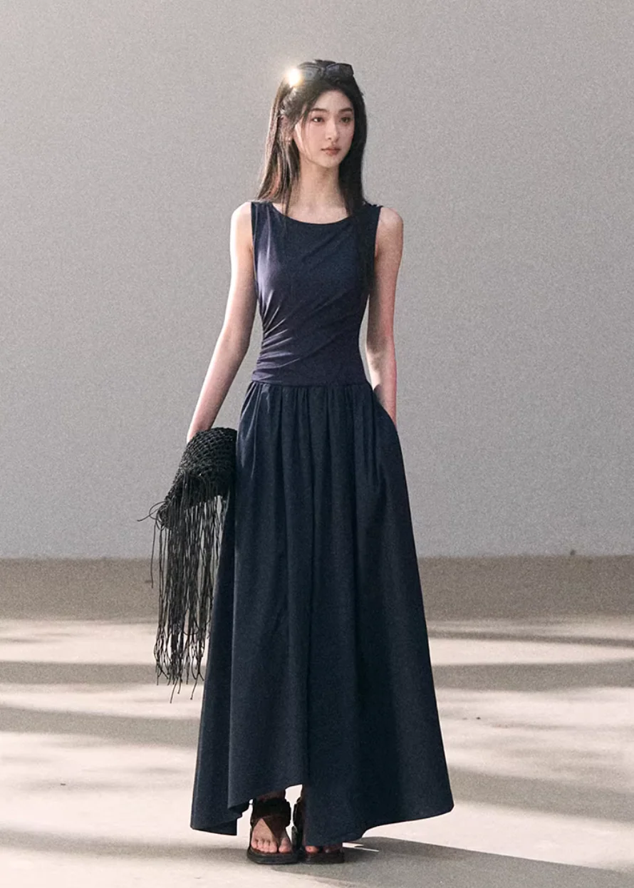 Soft Wrap A-Line Dress - Image 7