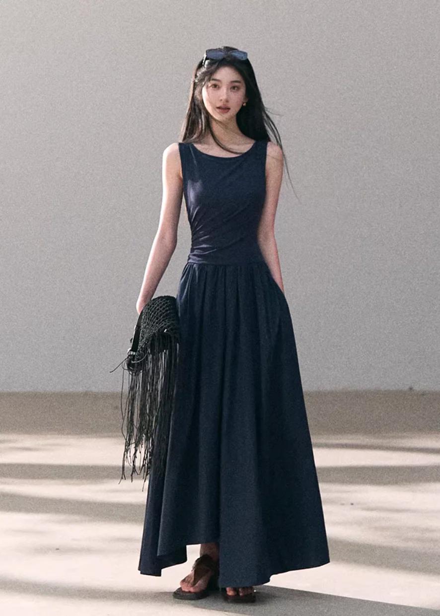 Soft Wrap A-Line Dress - Image 8