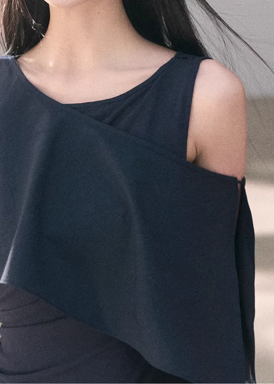 Soft Wrap A-Line Dress - Image 9