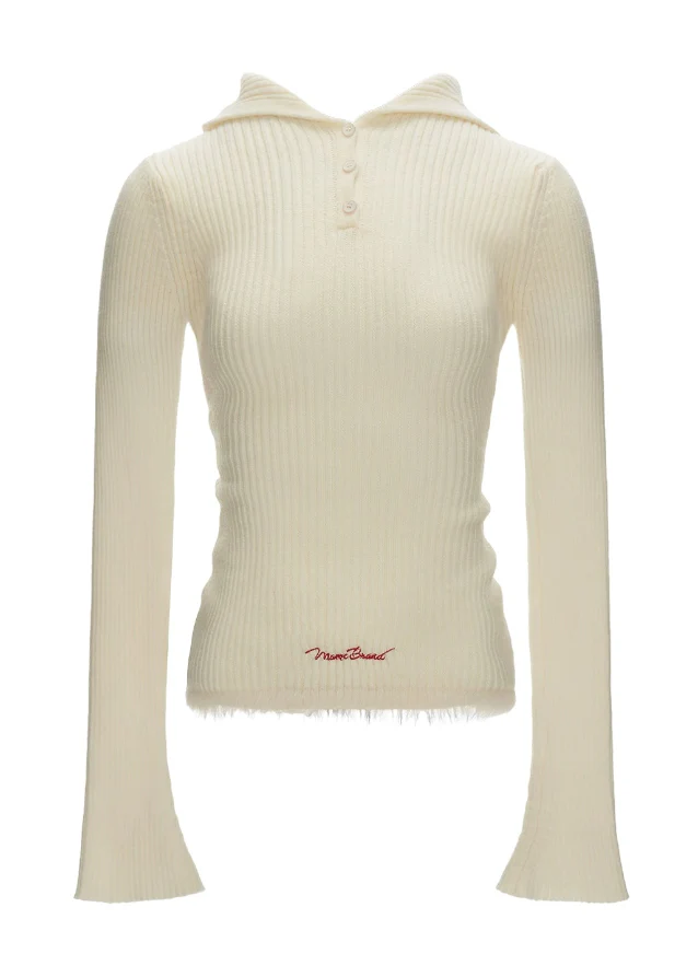 Star Flower Knit Lazy Crop Sweater Drop - Image 14