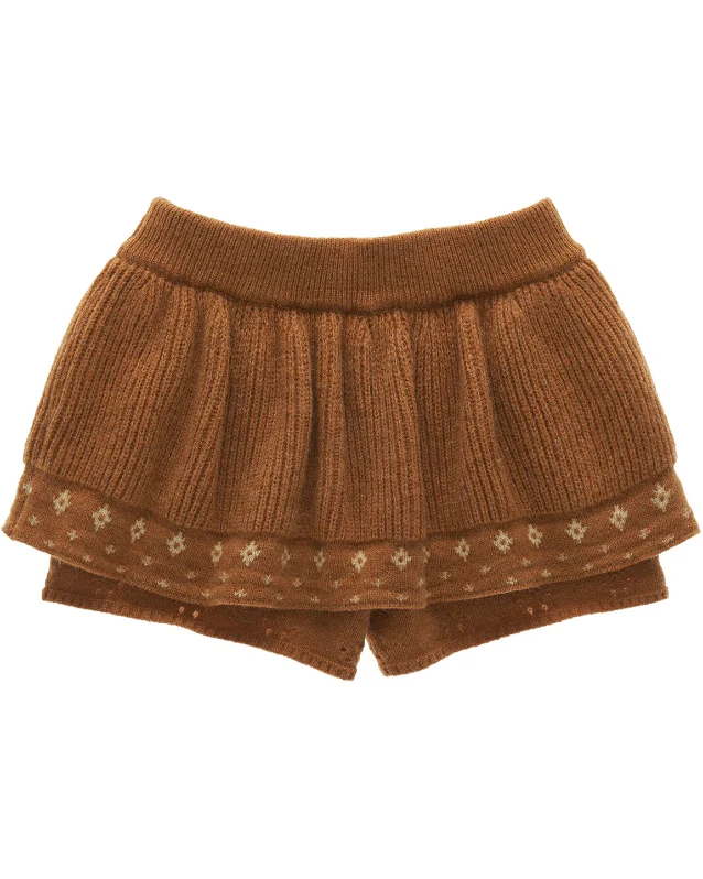 Star Flower Knit Lazy Crop Sweater Drop - Image 16