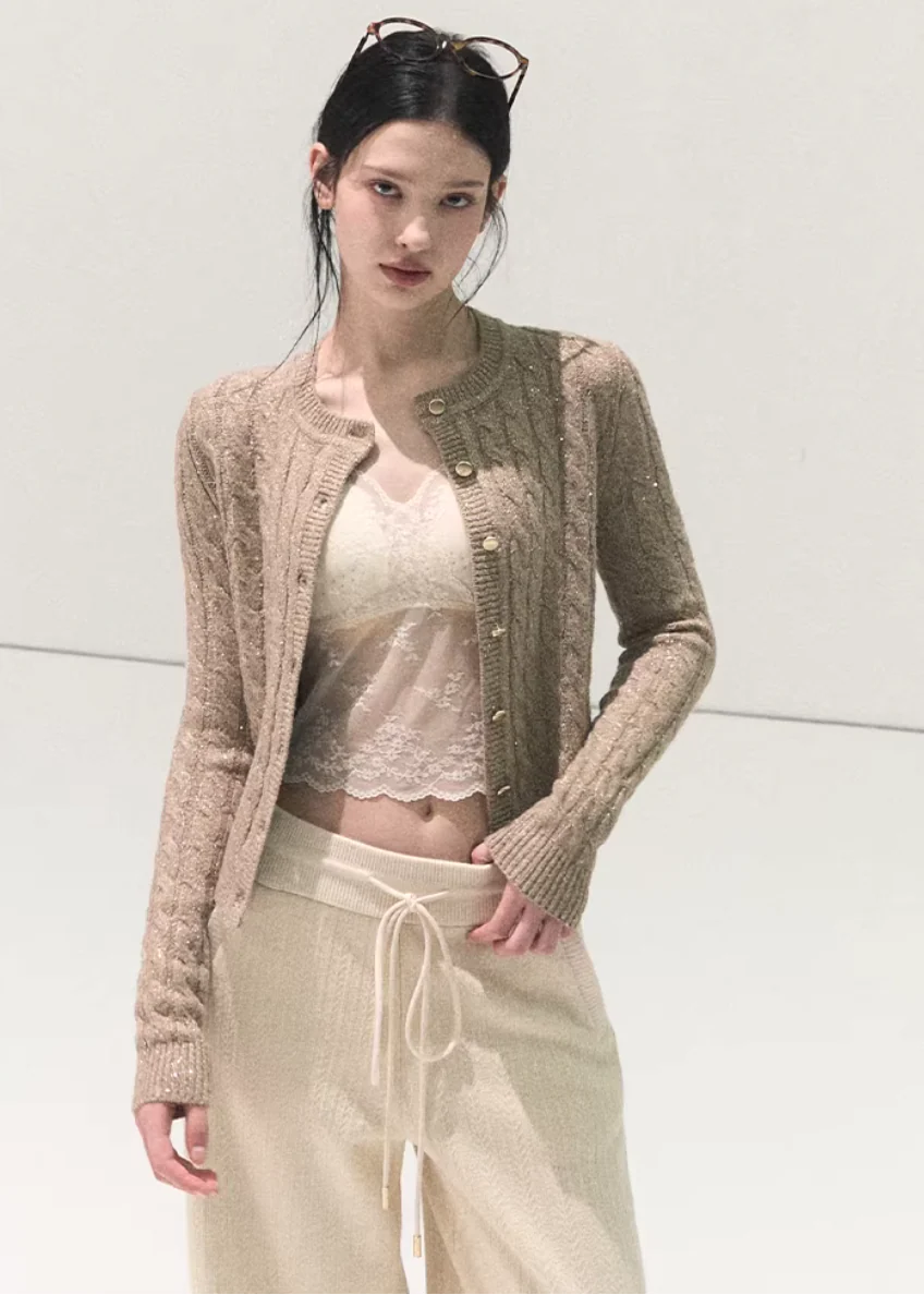 Starlace Cable Cardigan - Image 15