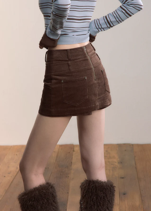 Straight Mode Retro Skirt - Image 9