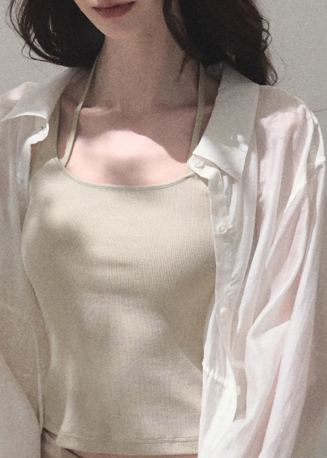 Tencel Two-Way Cami Shirt Set - Image 3