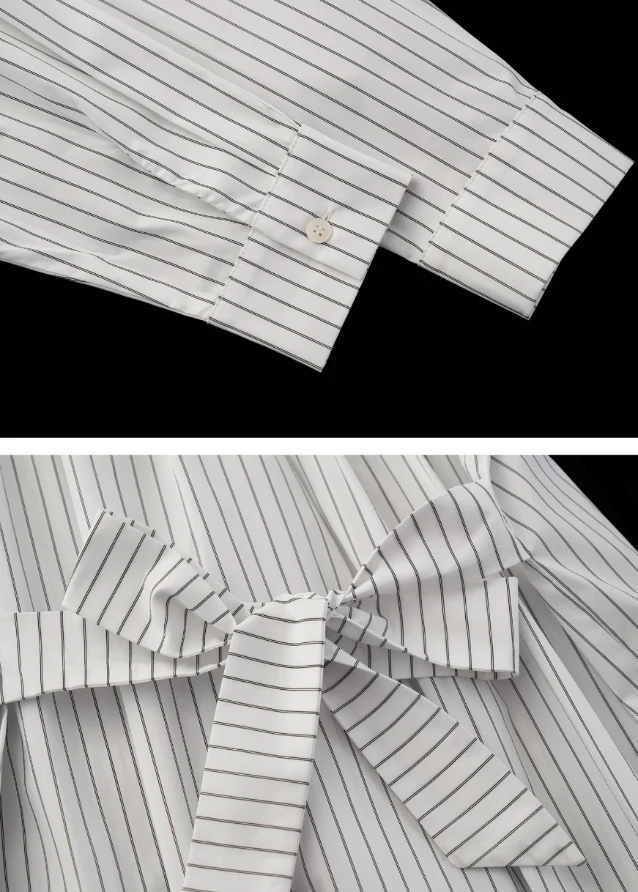 Stripe Bow Shirt - Image 22