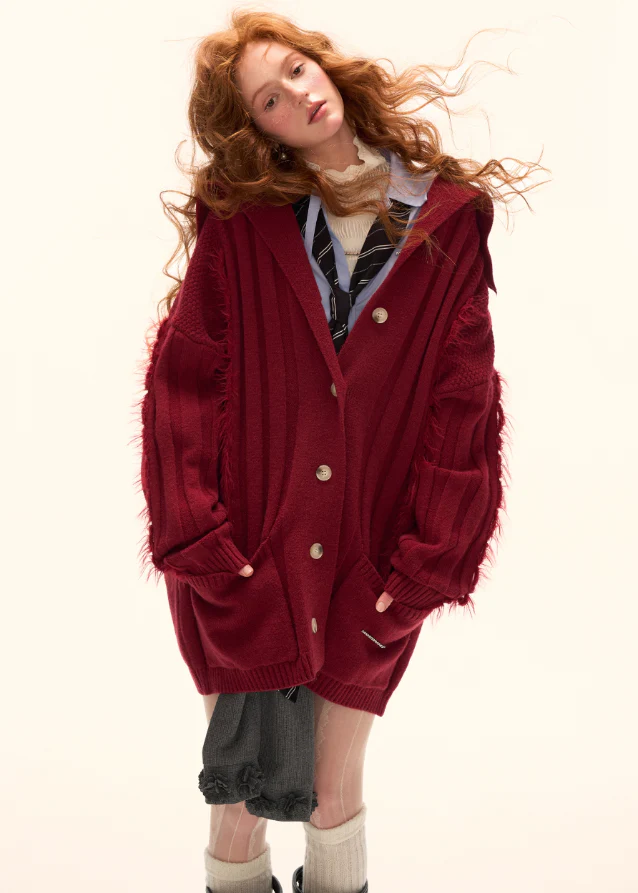 Stripe Knit Cardigan - Image 2