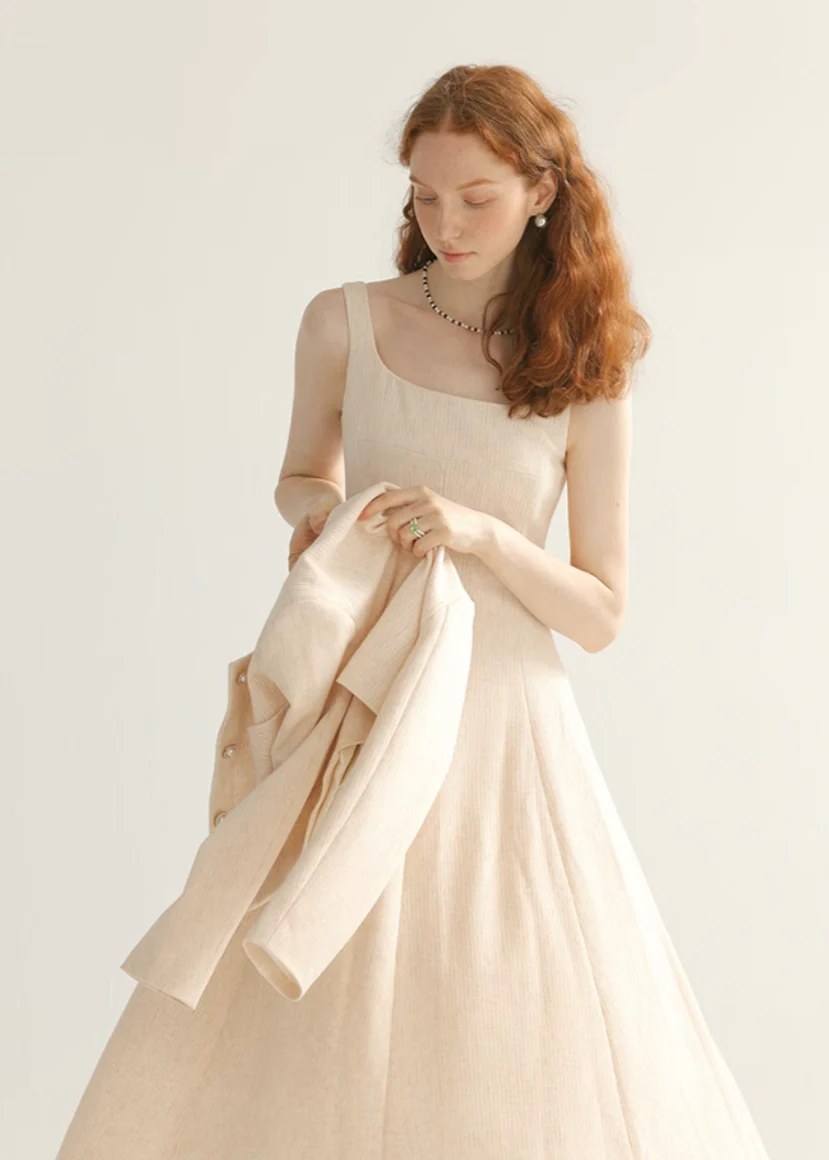 Tailored blazer with satin lapels - Image 6