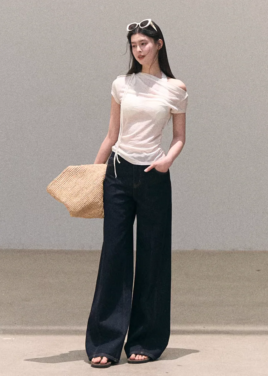 Sun-Kissed Lace Denim Set - Image 11