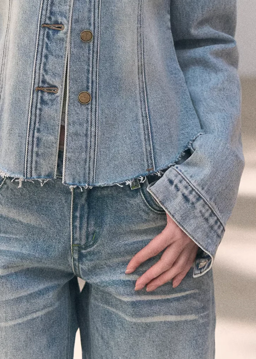 Sunny Wash Denim Shirt Jacket - Image 11