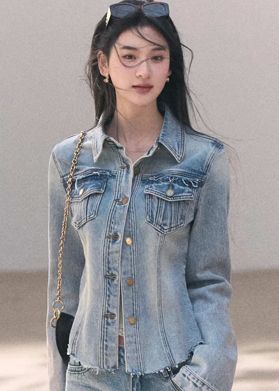 Sunny Wash Denim Shirt Jacket - Image 2