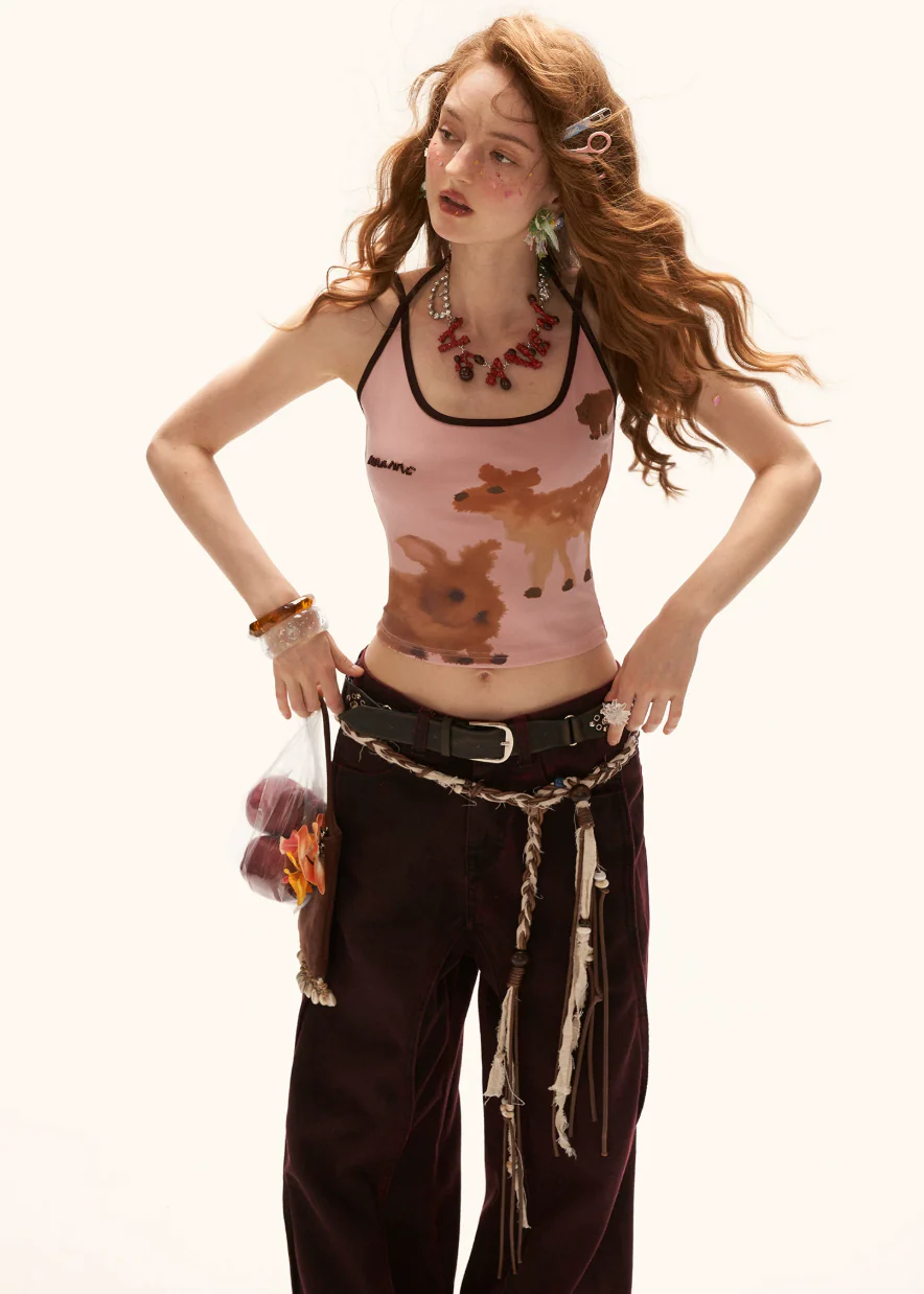 Sunset Animal Print Camisole - Image 8