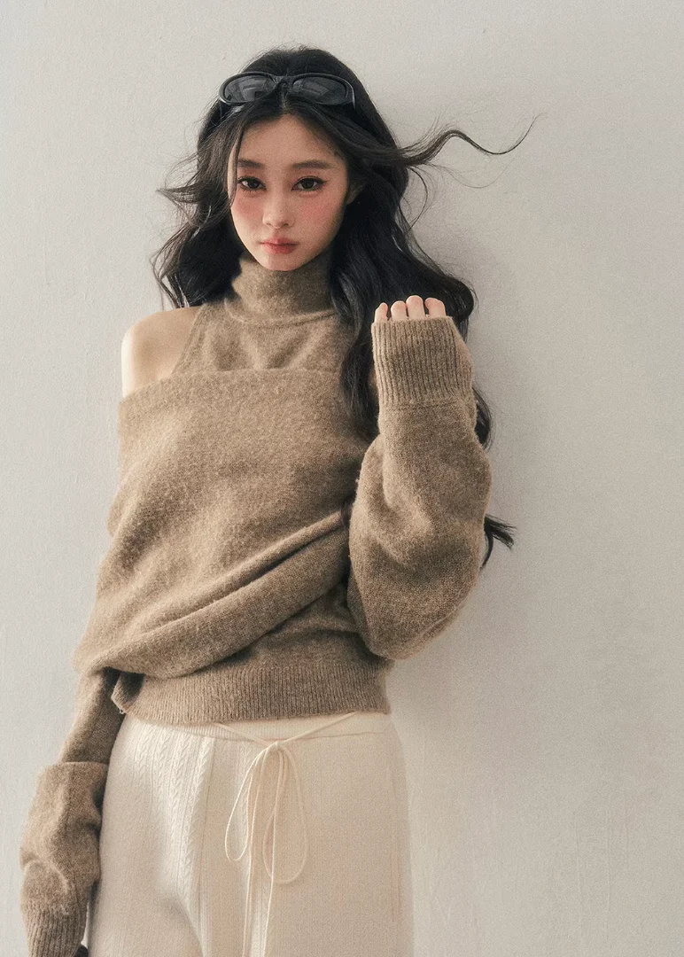 Sunset Echo Off-Shoulder Knit - Image 5