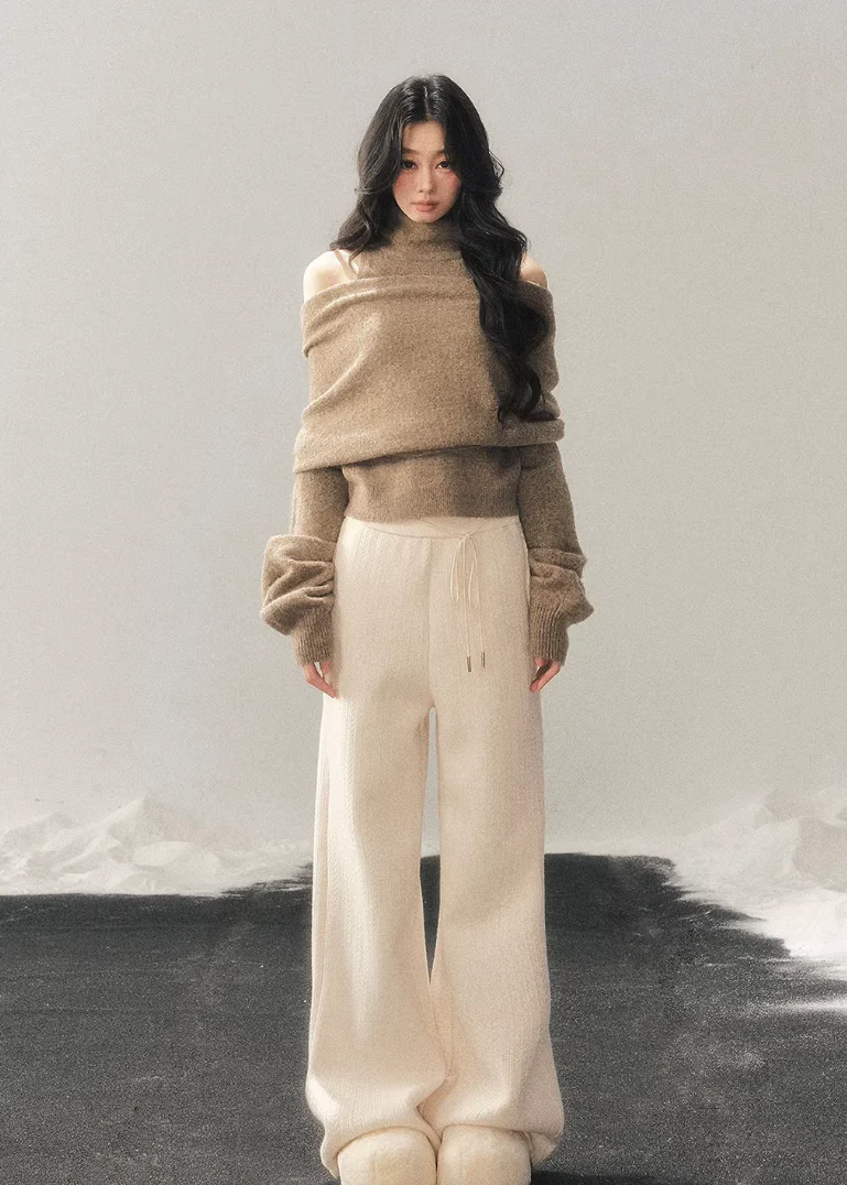 Sunset Echo Off-Shoulder Knit - Image 9